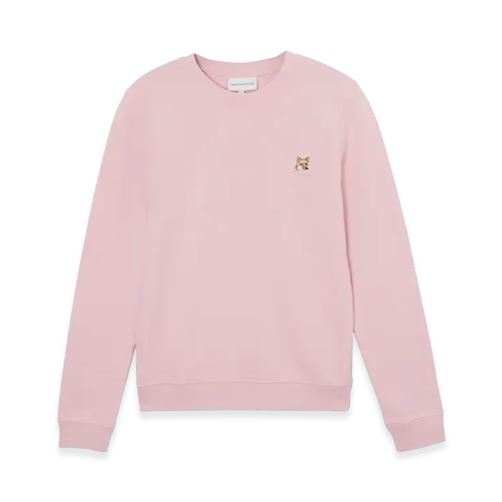 Maison Kitsune Women's Fox Head Patch Regular Sweatshirt "Pale Pink"