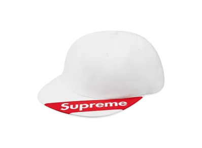 Supreme Visor Label 6-Panel "White"
