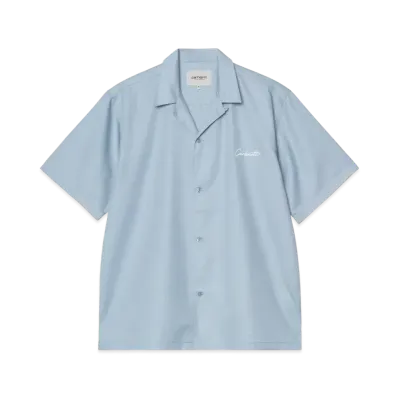 Carhartt WIP S/S Delray Shirt "Frosted Blue"