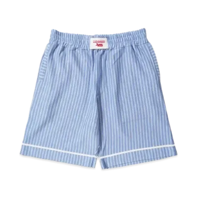 Charles Jeffrey Loverboy KNITTED PYJAMA SHORTS "BLUE"