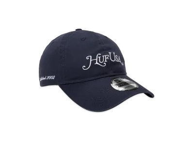 HUF x NEW ERA USA Hat "Navy"