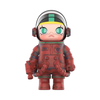 POP MART "MEGA COLLECTIONS" MEGA SPACE MOLLY 400% Hello,Moon