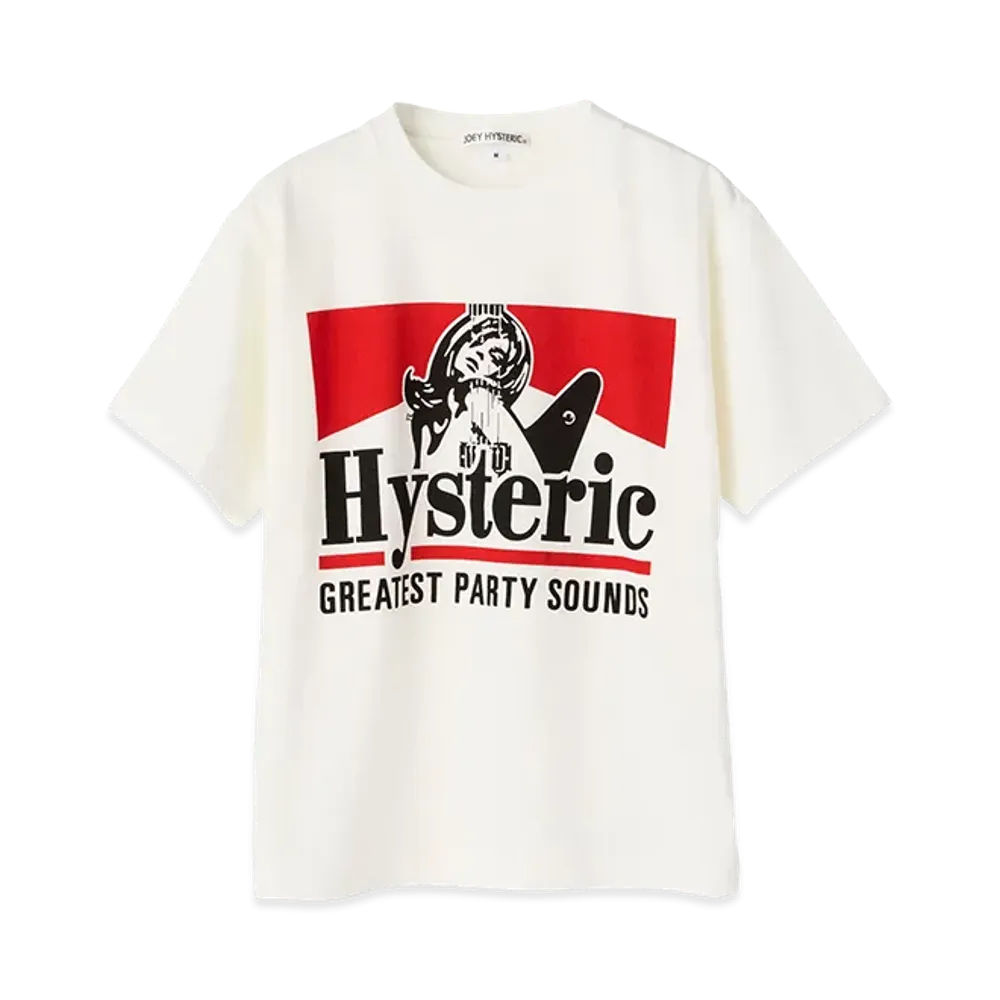 HYSTERIC GLAMOUR Kids Greatest Party Sounds Tee "White"