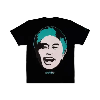 SAPEur x MASATOSHI HAMADA Stamp Logo S/S Tee #4 "Black/Mint"