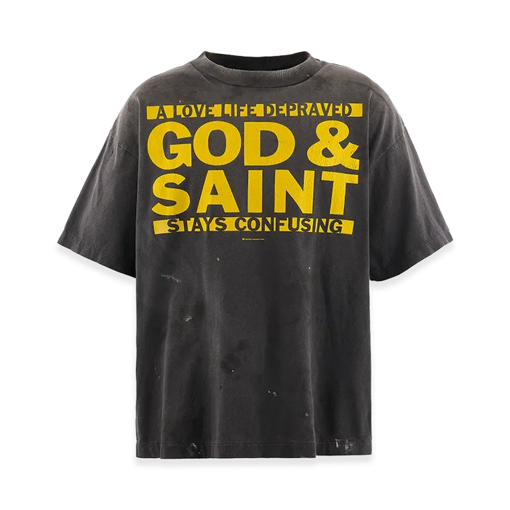 SAINT Mxxxxxx SS T-Shirt God Saint "Black"