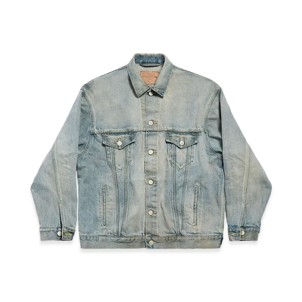 BALENCIAGA Jacket Regular Fit "Heather Grey/Blue"