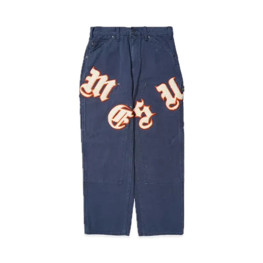 Supreme Old English Canvas Double Knee Painter Pant "Navy"