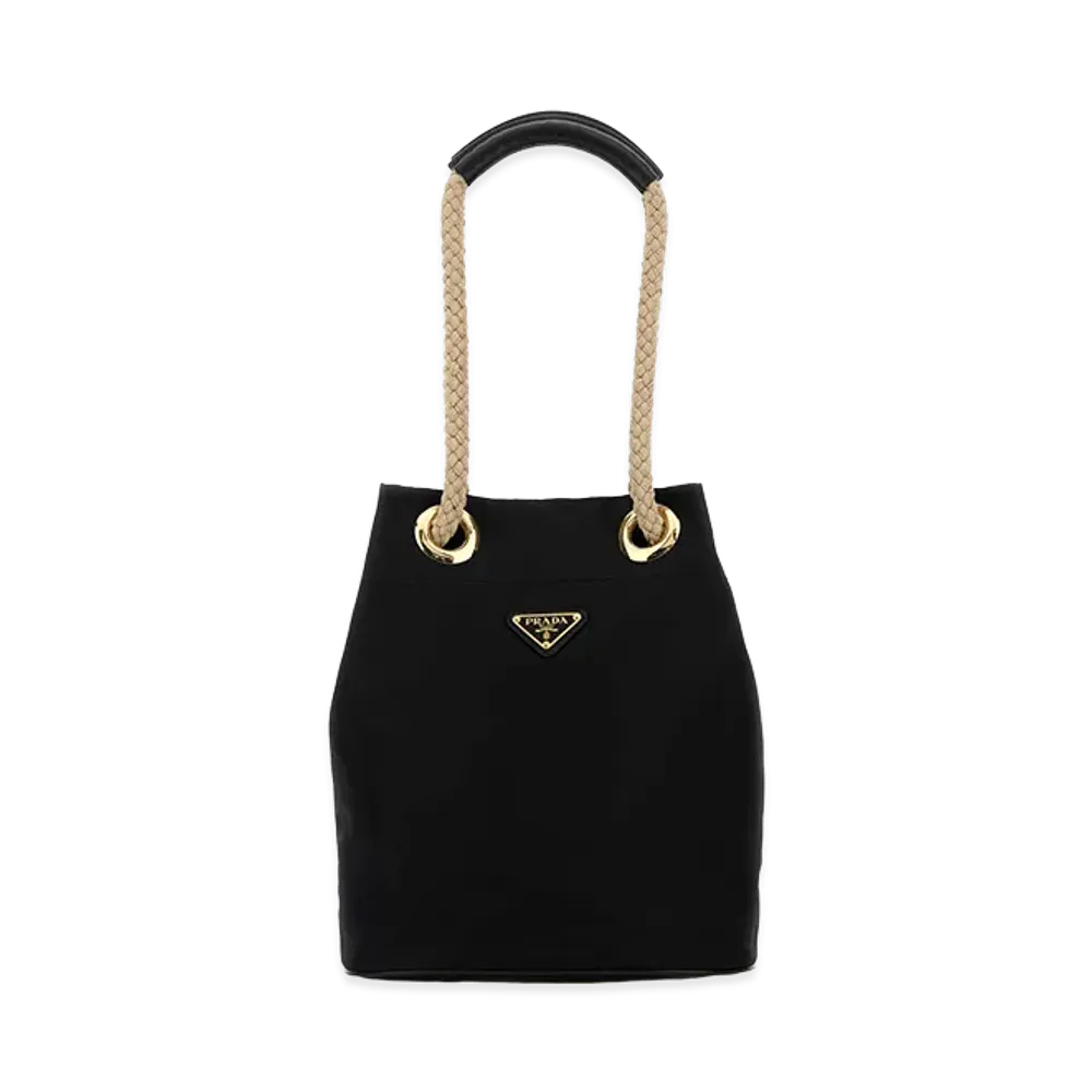 PRADA Women's Re-Nylon Mariner Bucket Bag "Black"