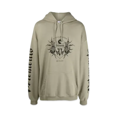 VETEMENTS Label Print ed Parker "Grey"