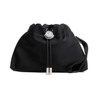 MONCLER Women's Trick Water-Repellent Pouch "Black"