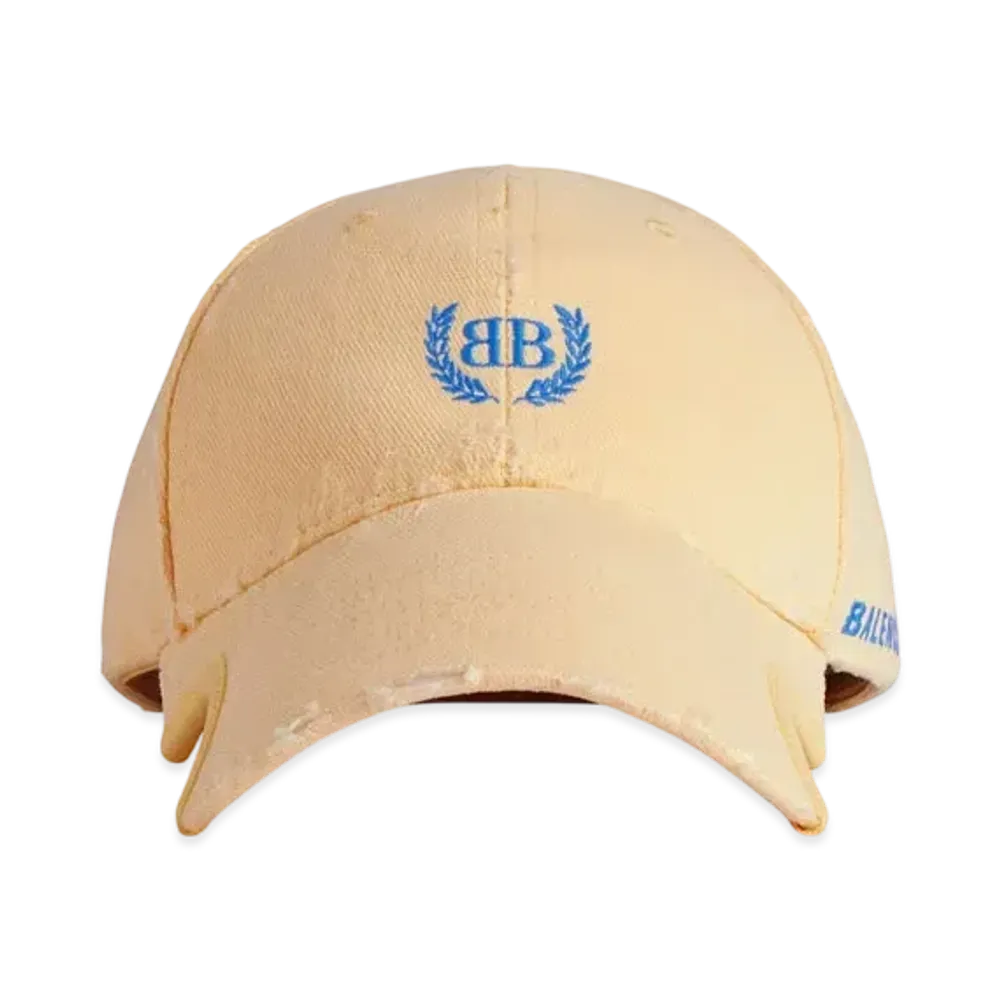 BALENCIAGA Laurel Classic Cap "Yellow/Blue"