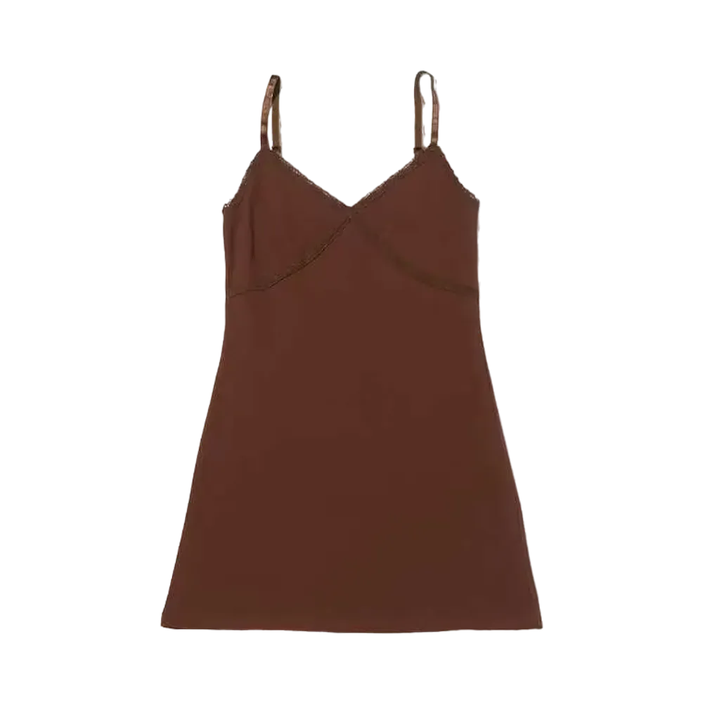 atmos pink Cami Bodycon Mini Dress "Brown"