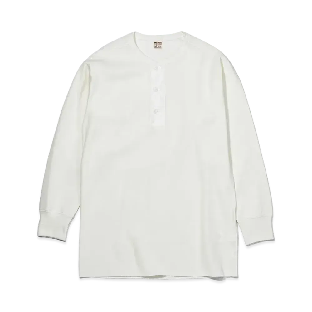THE REAL McCOY'S Union Henley Undershirt L/S "White"