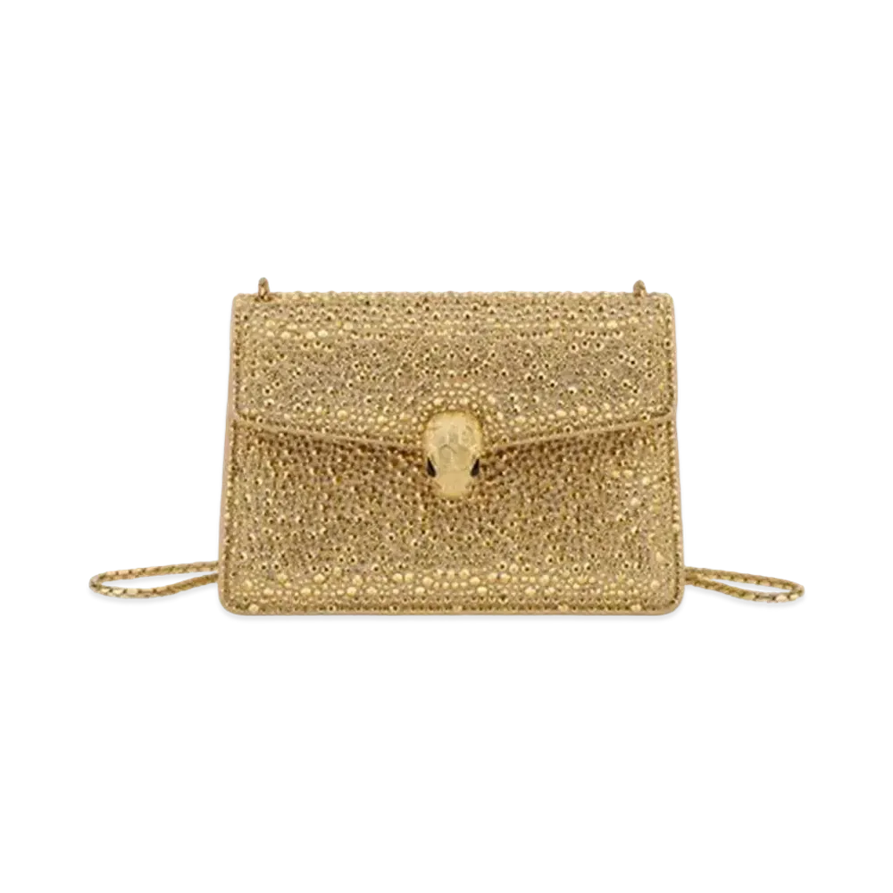 BVLGARI Serpenti Forever Crossbody Mini Bag "Gold"