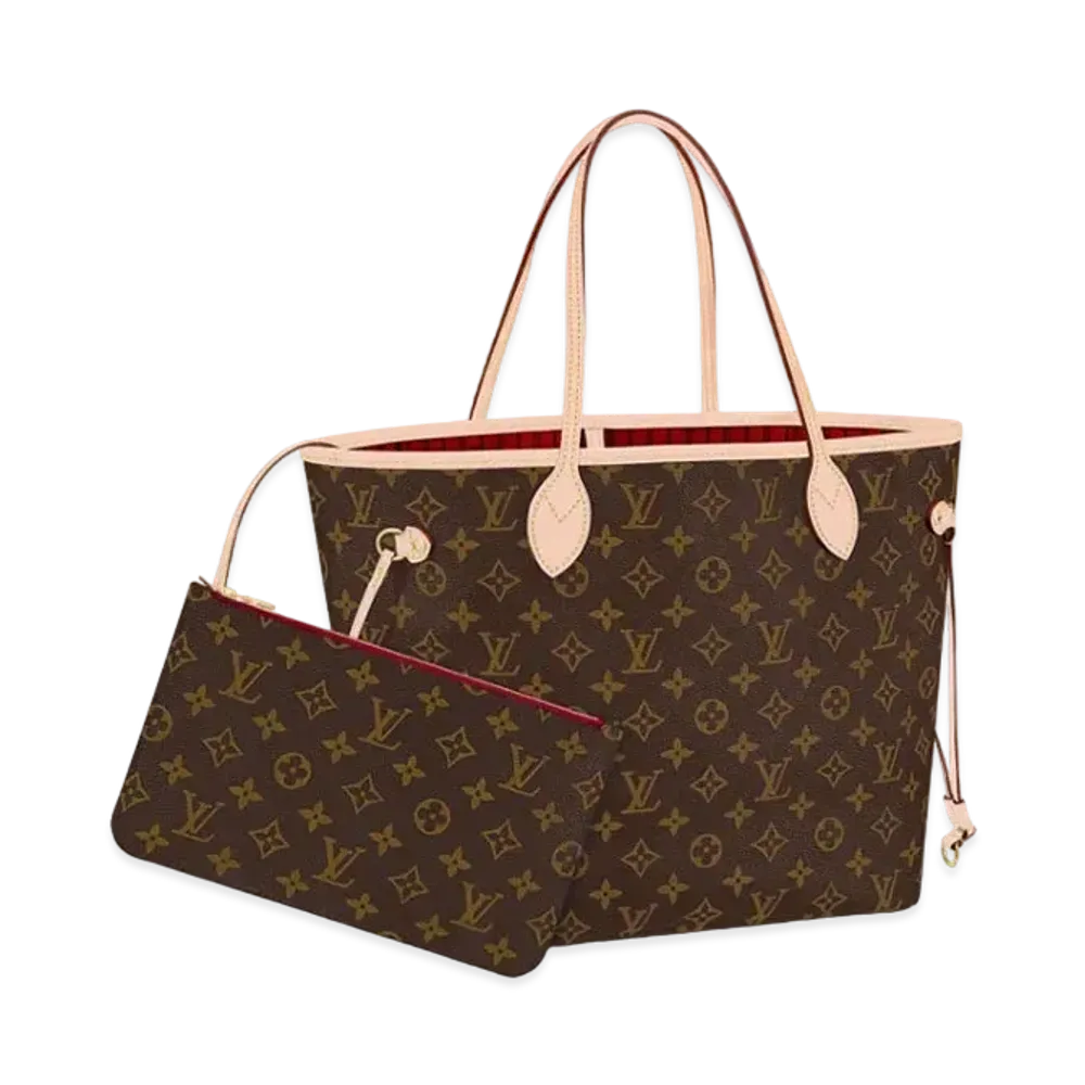 Louis Vuitton Monogram Neverfull MM "Cerise"