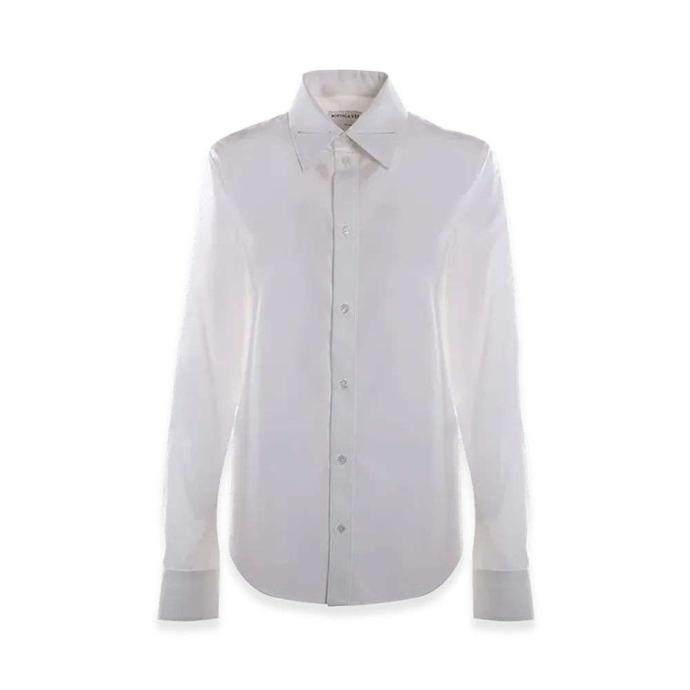 Bottega Veneta Women's Basic Shirt Made Of Cotton "White"