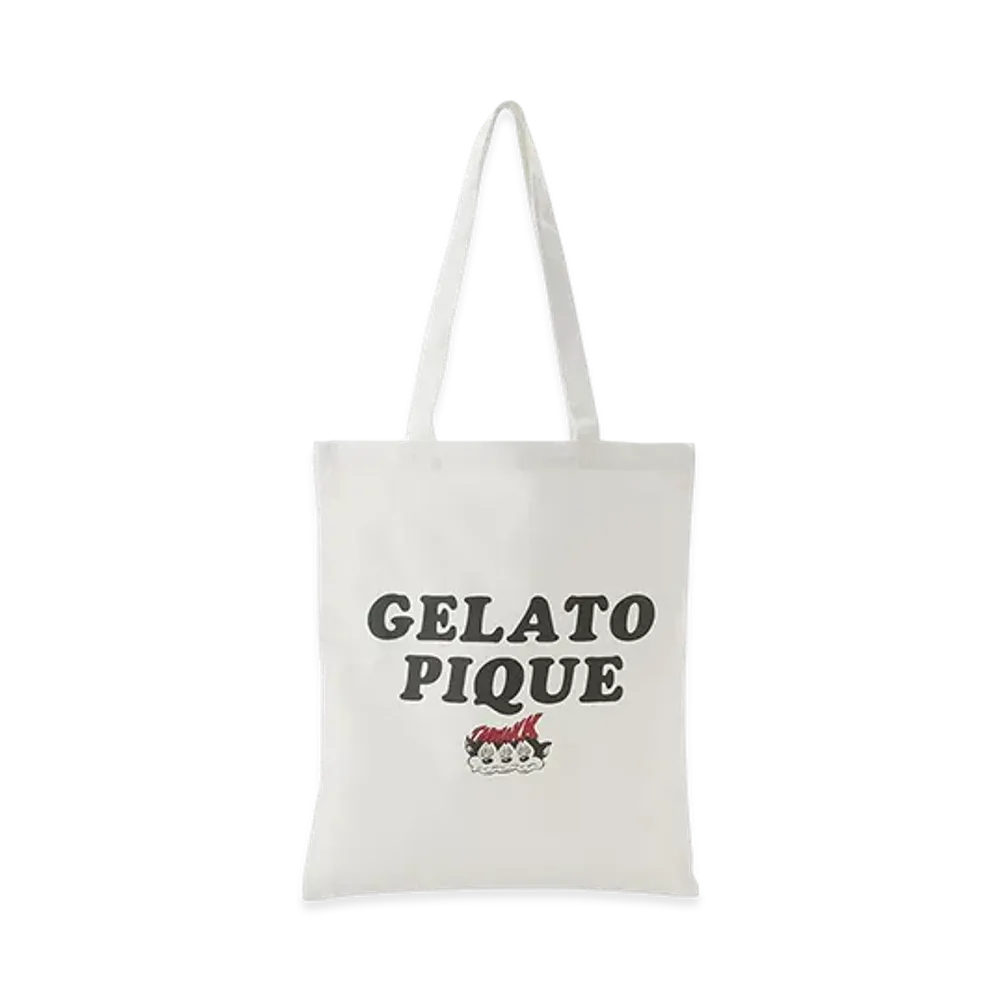 GELATO PIQUE Homme x KOUSUKE SHIMIZU Canvas Tote Bag "Off White"