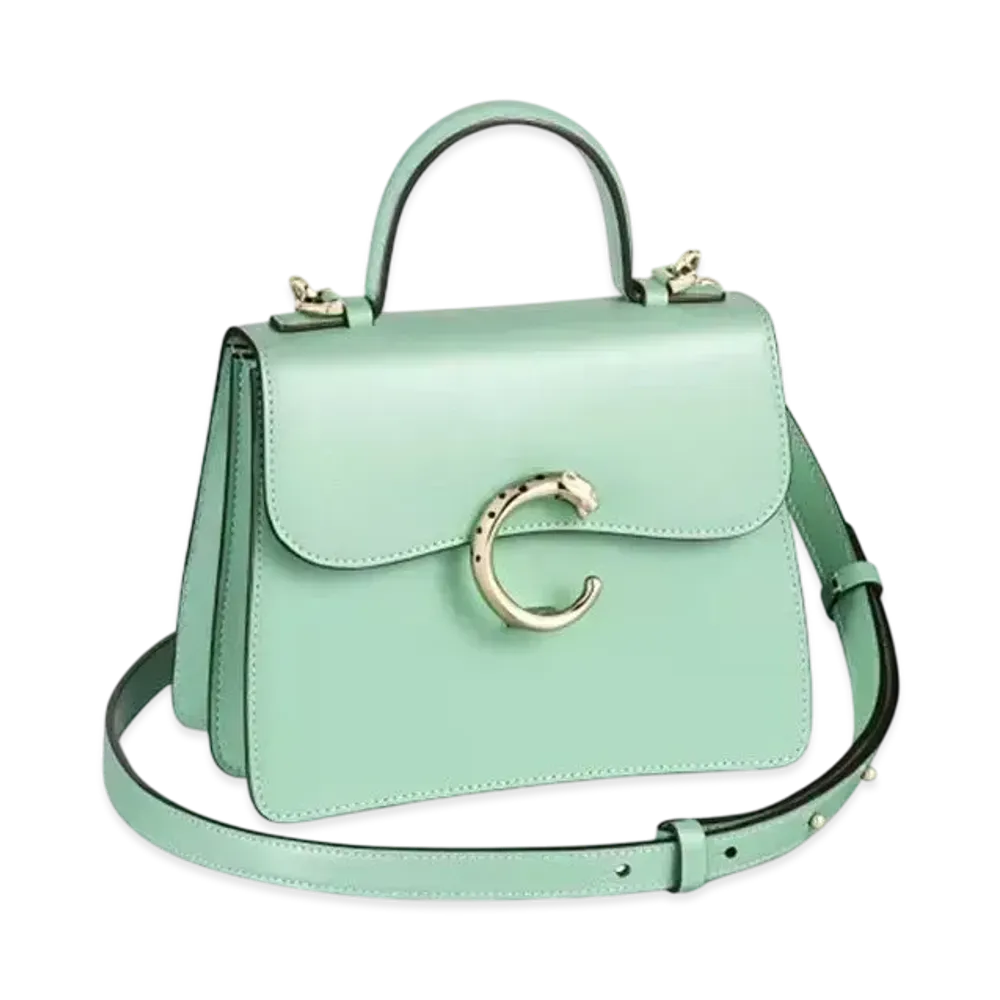 Cartier Handle Bag Mini, Panthere de Cartier "Sage Green"