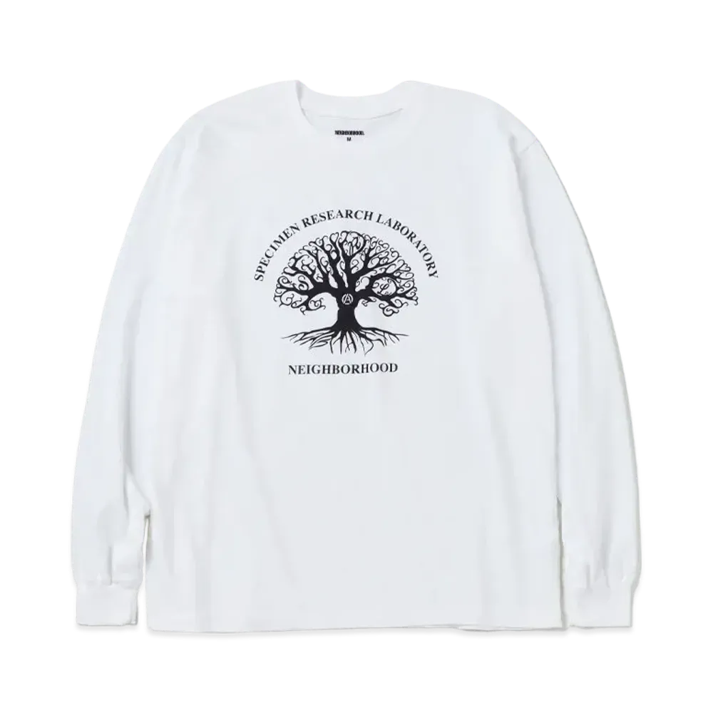 NEIGHBORHOOD SRL . Tee LS-1 "White"