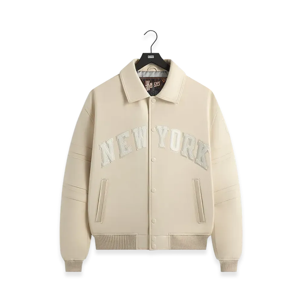 Kith x AVIREX for the New York Knicks Patrick Ewing Legend Jacket "Sandrift"