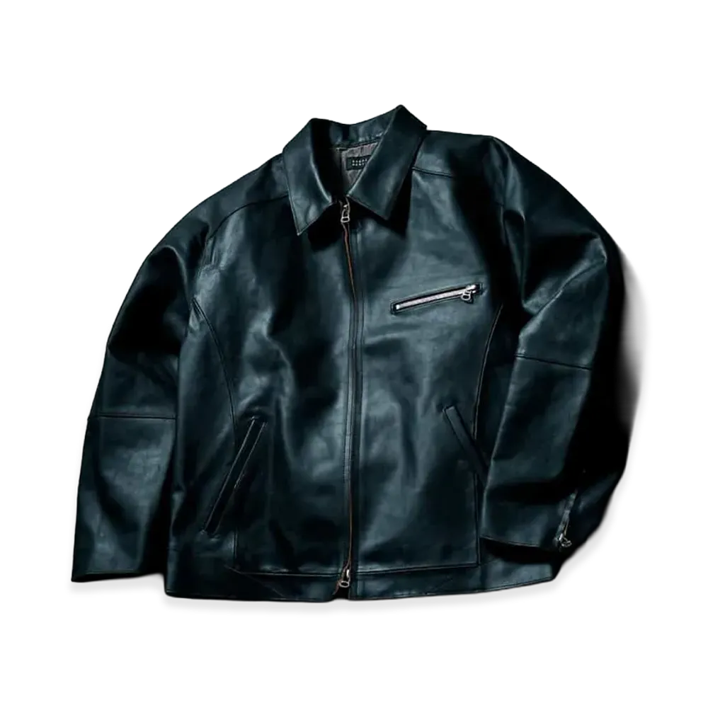 ANCELLM x Barneys New York Horse Leather Blouson "Black"