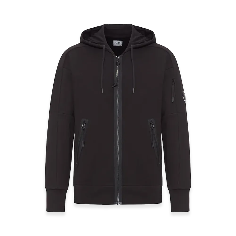 C.P. Company Fleece Hoodie "Black"