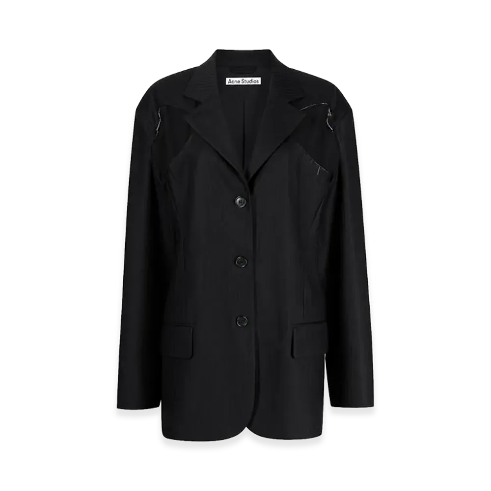 Acne Studios Women's Deconstructed Jacket "Black"