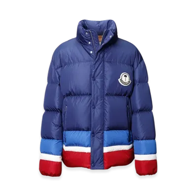 MONCLER 8 Palm Angels Denneny Down Jacket "Navy/Multi"