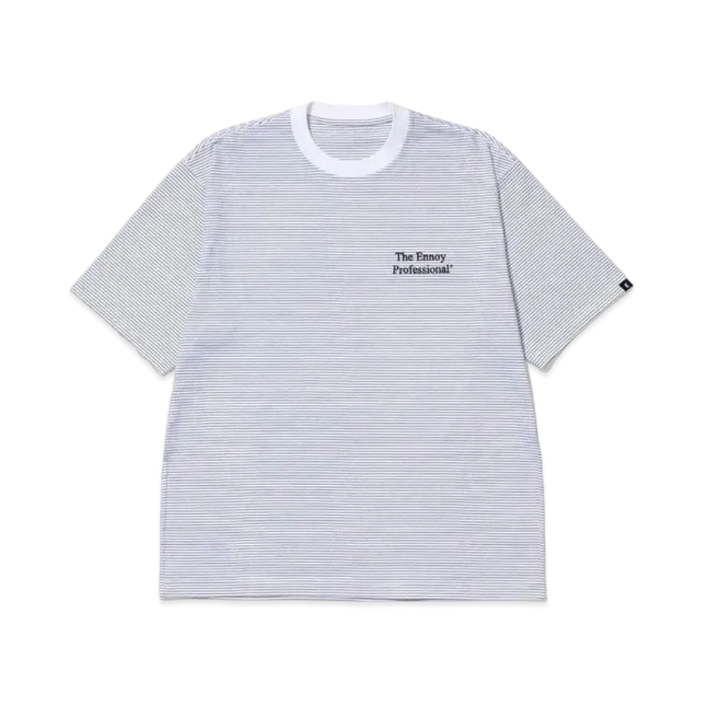 ENNOY 21SS S/S Border Tee "White" SS21BRENCT06AM