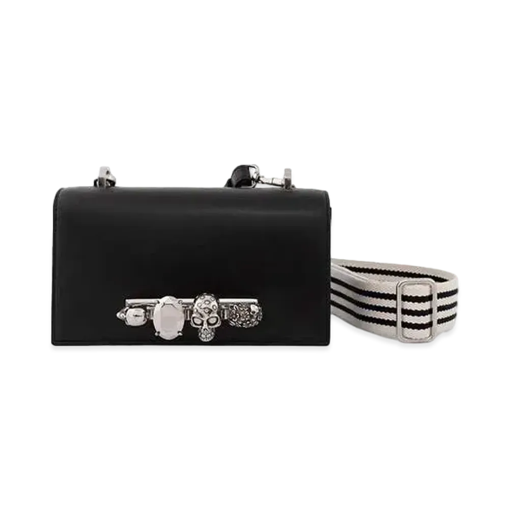 Alexander McQUEEN Knuckle Satchel "Black"