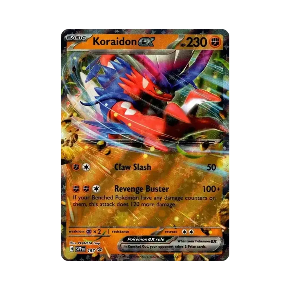 コライドンex P [SVP EN 197]【英語版】(スカーレット&バイオレット「プロモーションカード」)