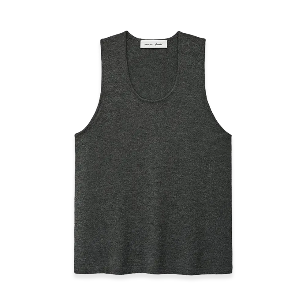 FEAR OF GOD ESSENTIALS Women's Soft Knit Classic Tank "Iron Grey"