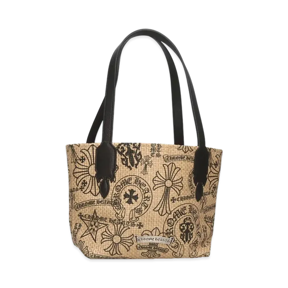Chrome Hearts Monogram Print Small Beach Bag "Beige"