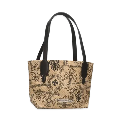 Chrome Hearts Monogram Print Small Beach Bag "Beige"