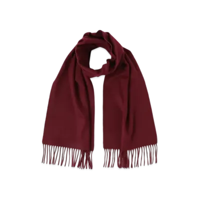 BEAMS Cashmere Scarf Solid "Burgundy"