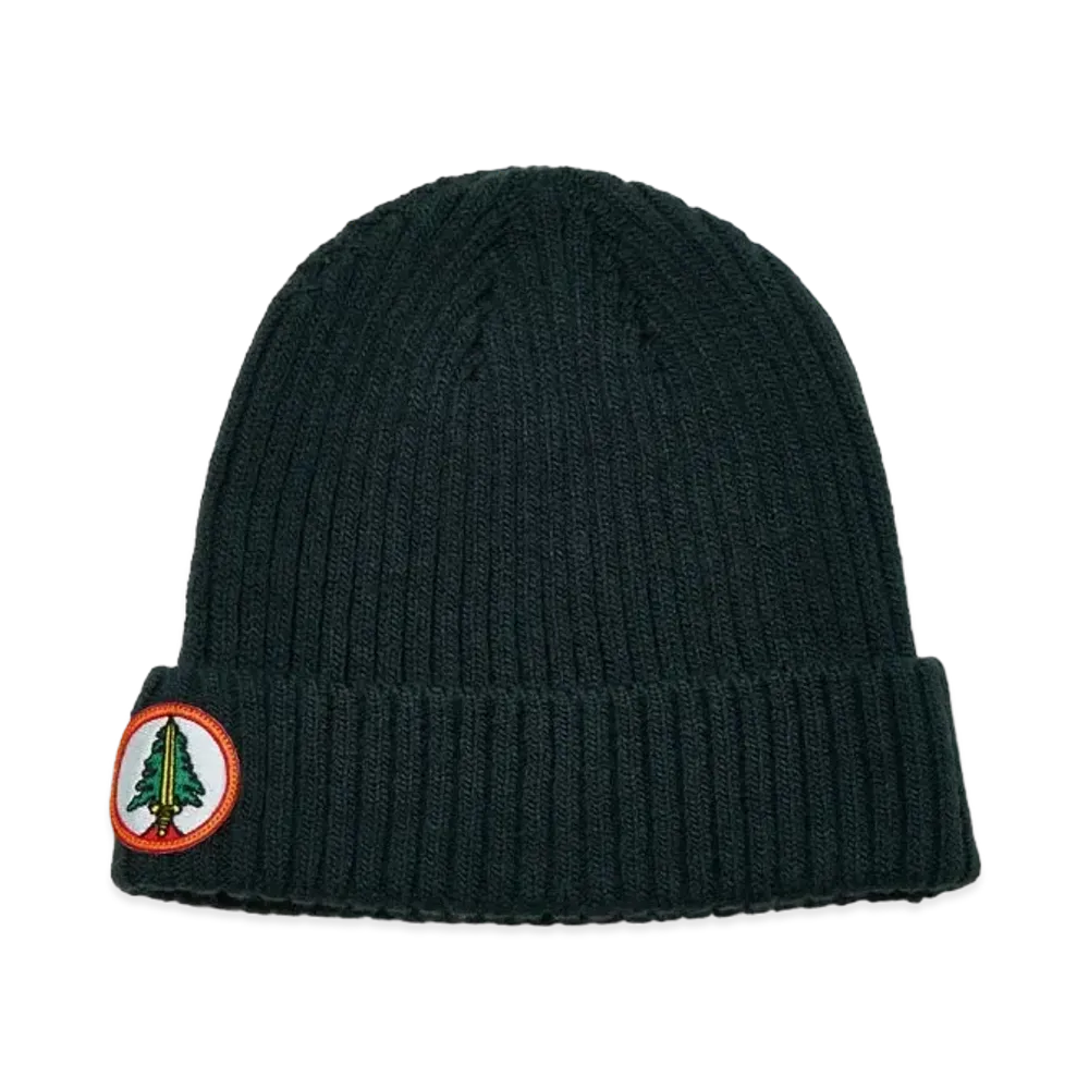UNDERCOVER Twin Peaks Wool Blend Acrylic Knit Cap "Black"