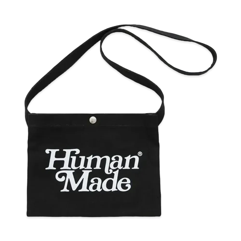 HUMAN MADE Girls Don't Cry Satchel "Black" / VERDY