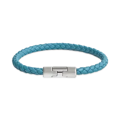 Hermes Puzzle H Bracelet "Bleu Jean/Palladium"