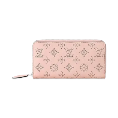 Louis Vuitton Zippy Wallet Monogram Mahina "Rose Jasmine"