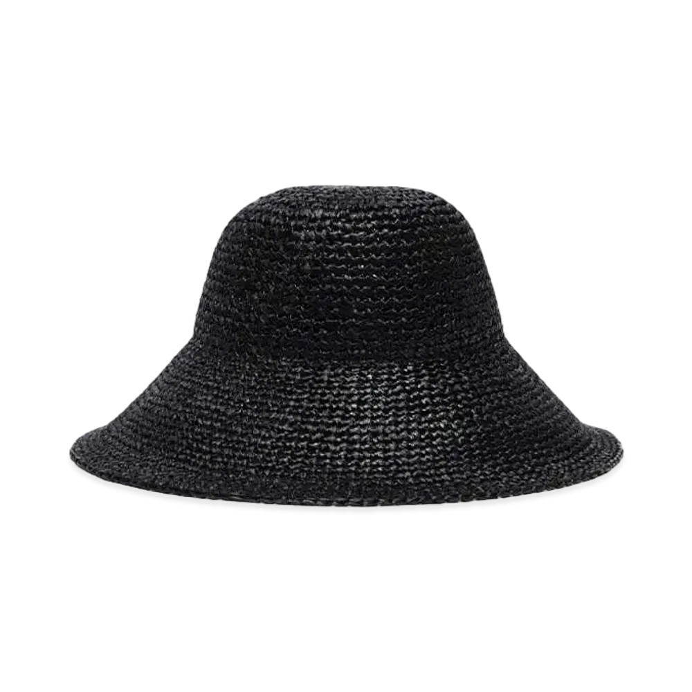 Max Mara Karl Straw Hat "Black"