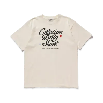 creative drug store CDS x VERDY Tee "Beige"