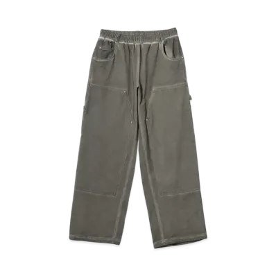 BEAMS FUTURE ARCHIVE Aging Double Knee Sweat Pants "FadeBlack"
