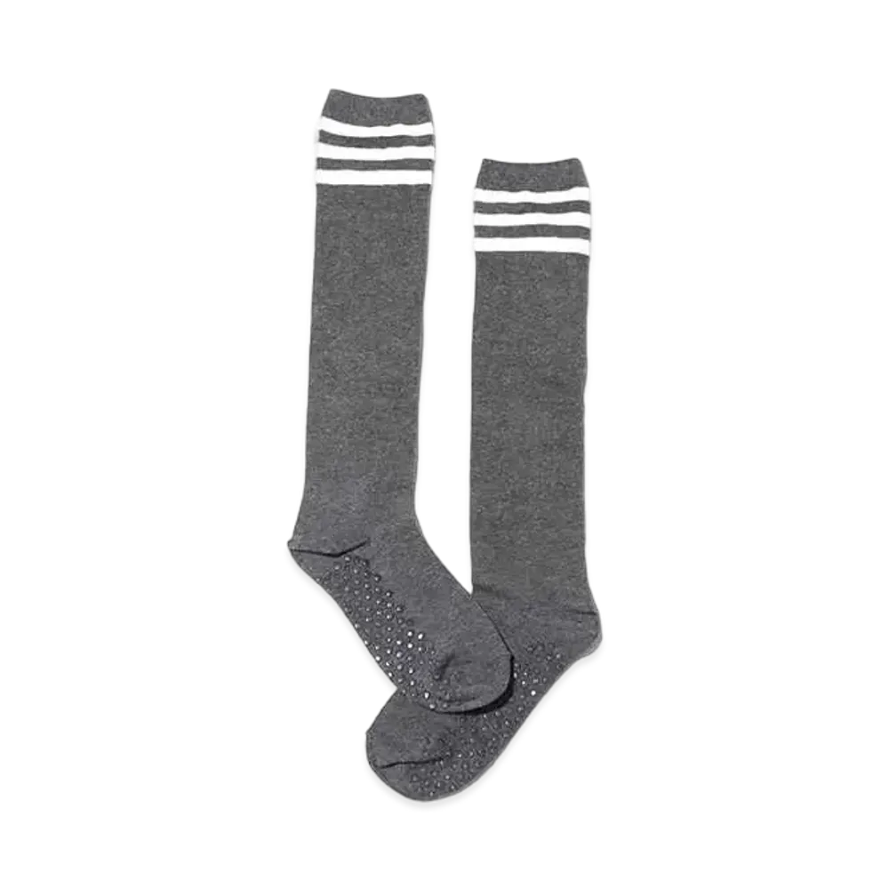 atmos pink Line High Socks "Gray"