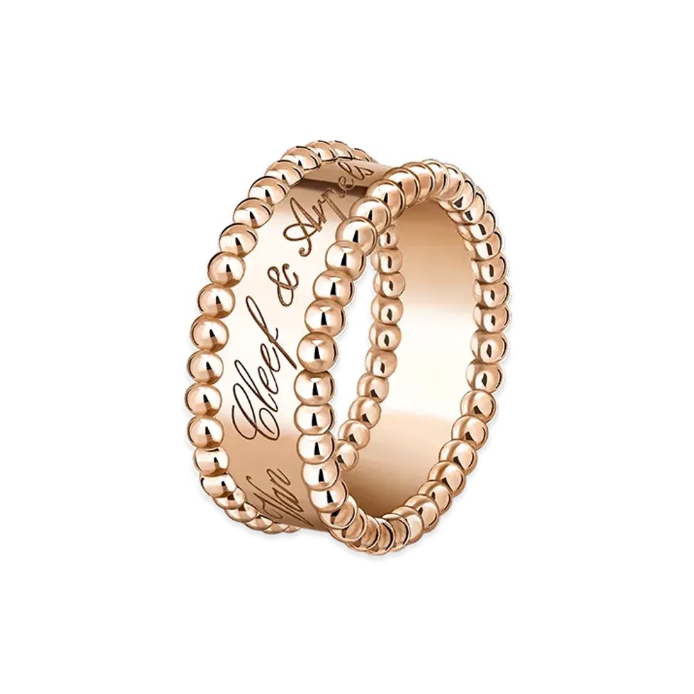 Van Cleef & Arpels Perlee signature ring "18K Rose gold"