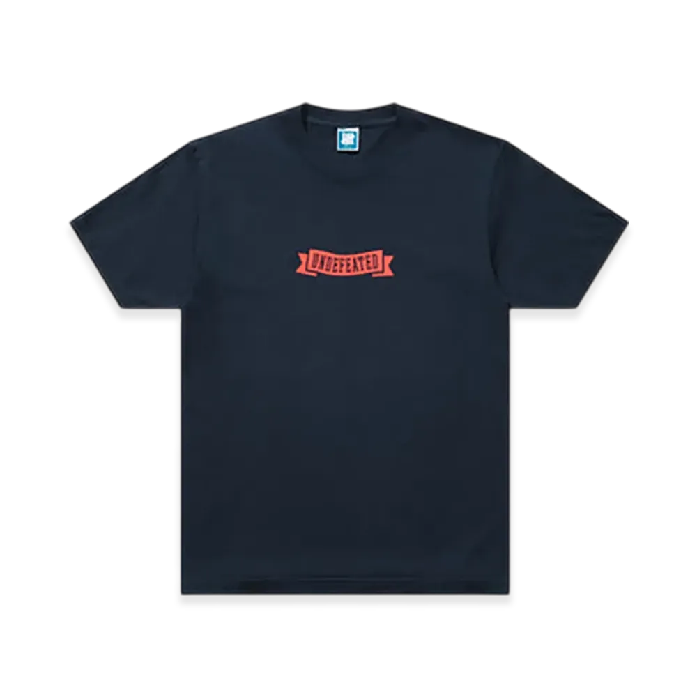 UNDEFEATED Ribbon S/S Tee "Navy"