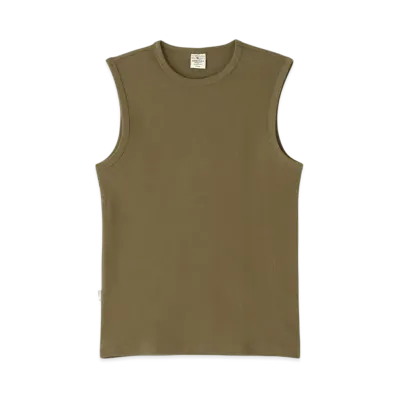 AVIREX Daily Wear Sleeveless Shirt "Olive"