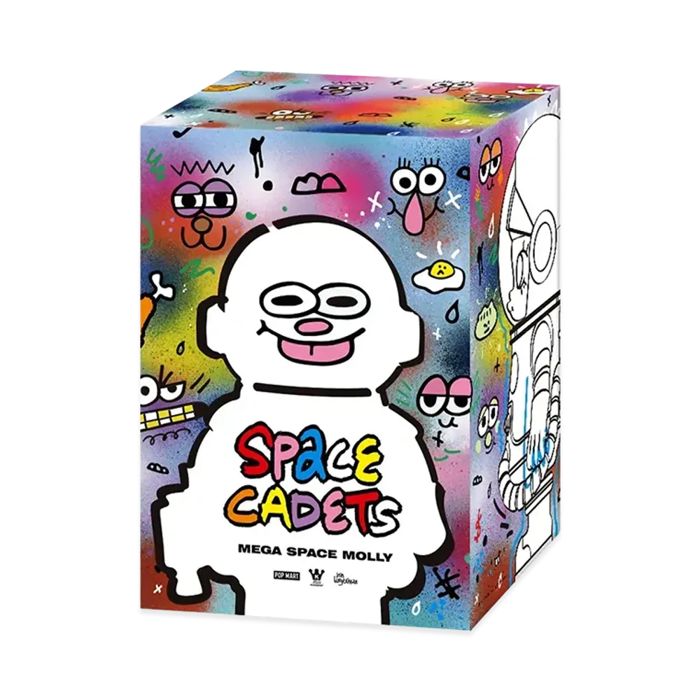 POP MART "MEGA COLLECTIONS" SPACE MOLLY 400% John Burgerman Space Cadet Series [Piece]