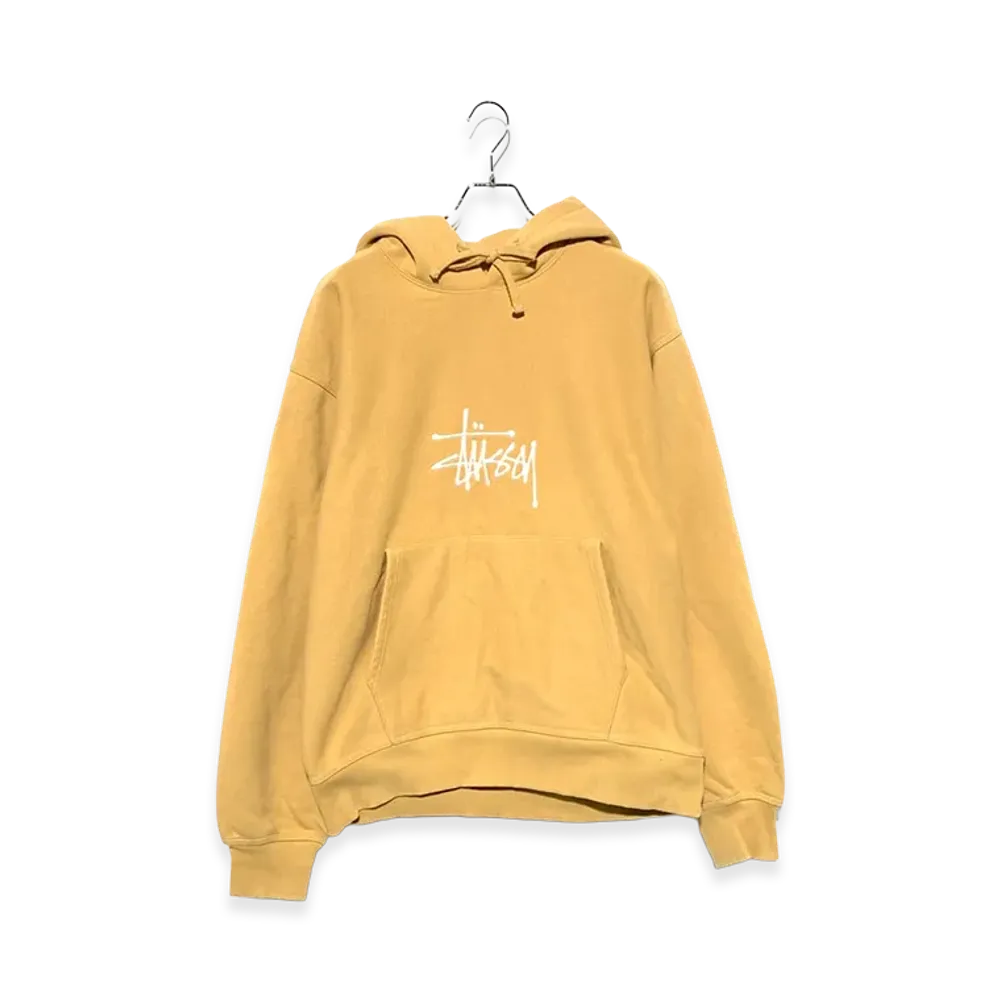 Stussy Basic Applique Hoodie "Yellow"