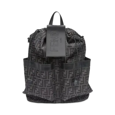 FENDI FF Jacquard Fendi Strike Medium "Black"