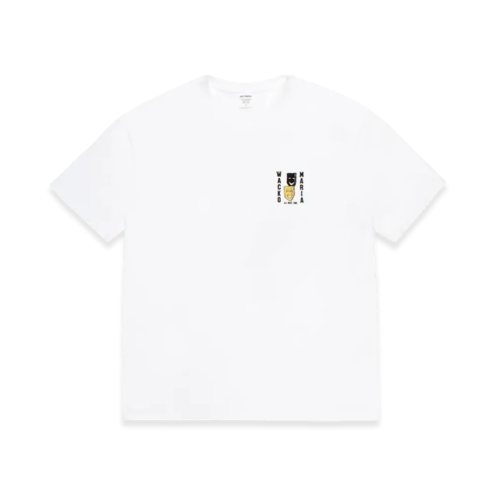 WACKO MARIA Washed Heavy Weight T-Shirt "White"